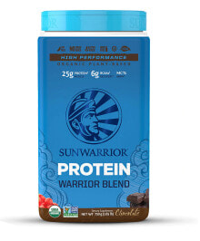 Whey Protein sunwarrior Protein Warrior Blend Chocolate -- 1.65 lbs