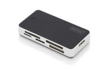 Кардридер Черный, Белый Digitus DA-70330-1  USB 3.2 Gen 1 (3.1 Gen 1)