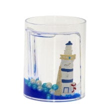 Toothbrush Holder Alexandra House Living Transparent Acrylic Plastic 8 x 10 x 8 cm Headlight