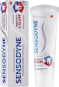 Aufhellende Zahnpasta für Schmerzempfindlichkeit und Zahnfleischbluten Sensitivity & Gum Whitening - Sensodyne Sensitivity & Gum Whitening