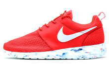 Nike Roshe Run Marble Pack Red 低帮 跑步鞋 男女同款 白红 / Кроссовки Nike Roshe Run Marble Pack Red 669985-600