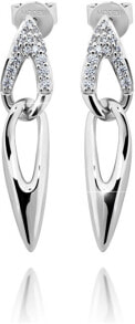 Ювелирные серьги elegant earrings from silver M21087