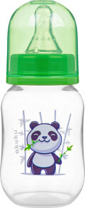 Купить бутылочки и ниблеры для малышей AKUKU: Akuku A0104 BUTELKA 125ML ZIELONA PANDA