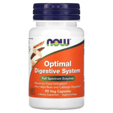 Пищеварительные ферменты Now Foods, Optimal Digestive System, 90 растительных капсул