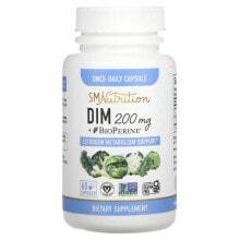 SMNutrition, DIM + BioPerine, 200 mg , 60 Capsules