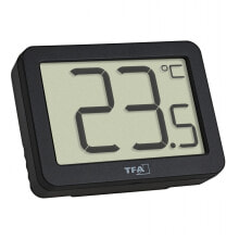 TFA 30.1065.01 - Electronic environment thermometer - Indoor - Digital - Black - Plastic - Rectangular