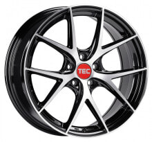 Колесный диск литой TEC Speedwheels GT6 EVO black-polished 8x18 ET45 - LK5/114.3 ML72.5
