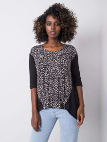 Женские блузки и кофточки Женская блузка с леопардовым принтом Factory Price