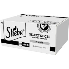 SHEBA Select slices poultry flavors 120x85g wet cat food