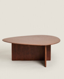 Irregular acacia centre coffee table