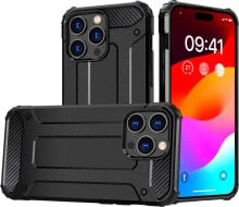 Hurtel Pancerne etui do iPhone 15 Pro Max Hybrid Armor - czarne