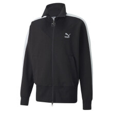 Puma Luxe Sport T7 Full Zip Track Jacket Mens Black Casual Athletic Outerwear 53 купить онлайн