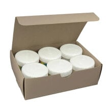 MILAN Box 6 Jars 40ml Poster Paint White Colour