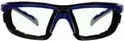 3M S2001SGAF-BGR-F - Safety glasses - Assembly work - Construction/renovation work - Dust work - Grinding work - Any gender - Blue - Grey - Transparent - Plastic