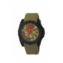 Мужские наручные часы с ремешком часы мужские с зеленым силиконовым ремешком Watx & Colors RWA1808 ( 45 mm)