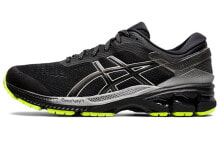 Asics Gel-Kayano 26 Lite-Show 拼色专业 防滑耐磨 低帮 跑步鞋 男款 黑绿 / Кроссовки Asics Gel-Kayano 26 Lite-Show 1011A686-001