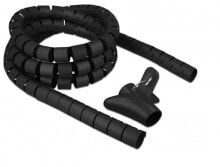 Кабели и разъемы для аудио- и видеотехники DeLOCK 18837 кабельная защита Защитный канал для кабеля на полу Черный