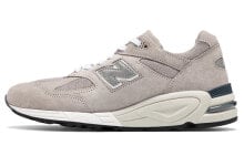 New Balance NB 990 V2 复古 低帮 跑步鞋 男女同款 浅灰 / Кроссовки New Balance NB 990 V2 M990N2