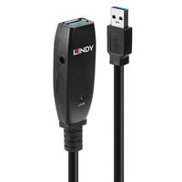 Lindy 43353 USB кабель 3 m USB 3.2 Gen 1 (3.1 Gen 1) USB A Черный