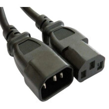 EUROCONNEX 2015-08 C13-C14 3P 80 cm Power Cord