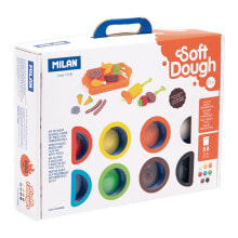 MILAN Kit 8 Cans 59g Soft Dough With Tools Barbecue