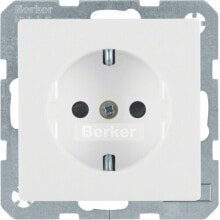 Smart sockets, switches and frames berker Hager 47236089 - White - Duroplast - IP20 - 10 pc(s)