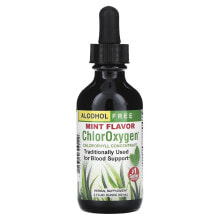 Herbs Etc., ChlorOxygen, концентрат хлорофилла, без спирта, аромат мяты, 29,5 мл