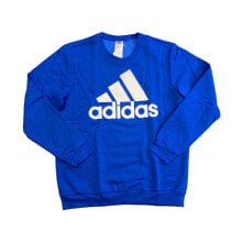 Adidas Men's Graphic Logo Long Sleeve Fleece Lined Sweatshirt купить онлайн