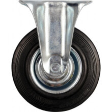 Сплошное колесо Vorel с черной резиной 100 мм 87302