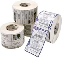 Printer Labels Zebra 880368-025 Silver Metallic