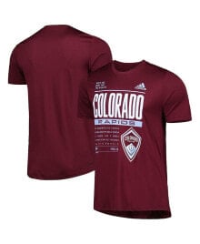 adidas men's Burgundy Colorado Rapids Club DNA Performance T-shirt