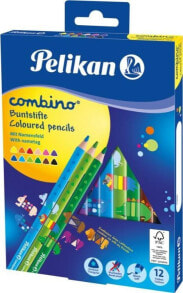 Pelikan Combino thick triangular 12 colors