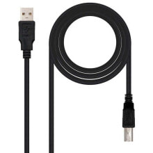 Купить запчасти и расходные материалы для мототехники NANOCABLE: NANOCABLE USB B To USB 2.0 Cable usb cable 1 m