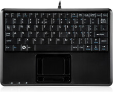 Клавиатуры для ноутбуков uSB-клавиатура Perixx PERIBOARD-510-PLUS черный Встроенный тачпад