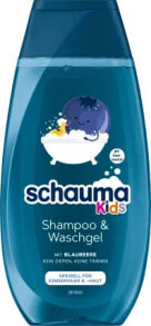 Купить детские средства для купания Schauma: Kinder Shampoo & Waschgel Blaubeere, 250 ml