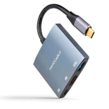 NANOCABLE 10.16.4306 USB-C To HDMI/USBPD/USB Converter 15 cm