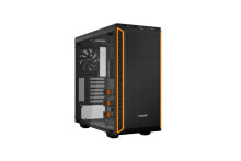Компьютерные корпуса для игровых ПК корпус ПК be quiet! Pure Base 600 Window Midi Tower Черный, Оранжевый BGW20