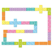 JANOD Dominoes Musical Instruments board game