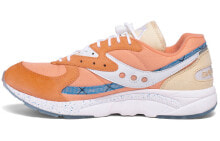 Saucony Aya Cream 复古 低帮 跑步鞋 男款 桃红白 / Кроссовки Saucony Aya Cream S70495-1