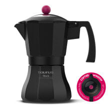 TAURUS Coffee machine for 6 cups Black Moments KCP9006l