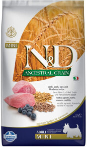 Сухие корма для собак farmina N&D Low Grain Adult Mini Lamb and Blueberry Dry Food Please Select 2.5 kg