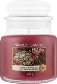 Duftkerze Minze Windräder - Yankee Candle Peppermint Pinwheels