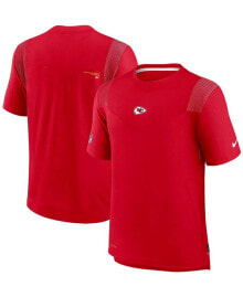 Men's Red Kansas City Chiefs Sideline Player UV Performance T-shirt