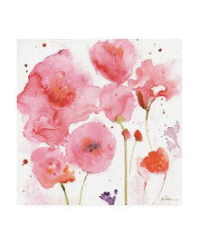 Trademark Global sheila Golden Rose- Pink Parade Canvas Art - 15
