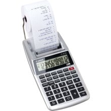 School calculators p1-DTSC II EMEA HWB - Desktop - Printing - 12 digits - AC/Battery - Grey