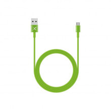 214097 - 1 m - Micro-USB A - USB A - USB 2.0 - Green