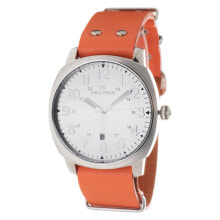 Мужские наручные часы с ремешком Мужские наручные часы с оранжевым кожаным ремешком Folli Follie WT14T0015DNADF