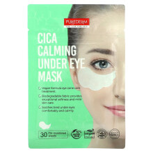 Купить корейские маски для лица Purederm: Cica Calming Under Eye Beauty Mask, 30 Pre-Moistened Sheet Masks