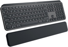 Клавиатуры клавиатура  Logitech MX Keys   Bluetooth QWERTY Международный американский стандарт Черный 920-009416