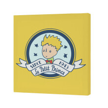 Купить предметы интерьера HappyFriday: Полотно HappyFriday Le Petit Prince Son avion Разноцветный 27 x 27 cm